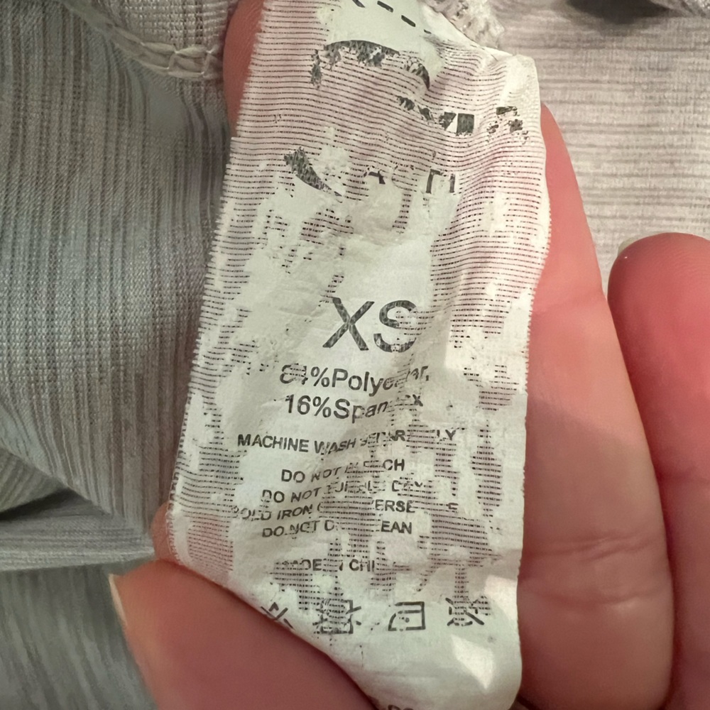 Zyia Activewear Cream Yoga Shawl XS - Picture 8 of 11